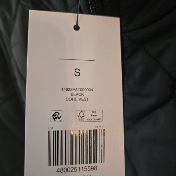 Kim Rogers Black Vest -NWT - Picture 3 of 3